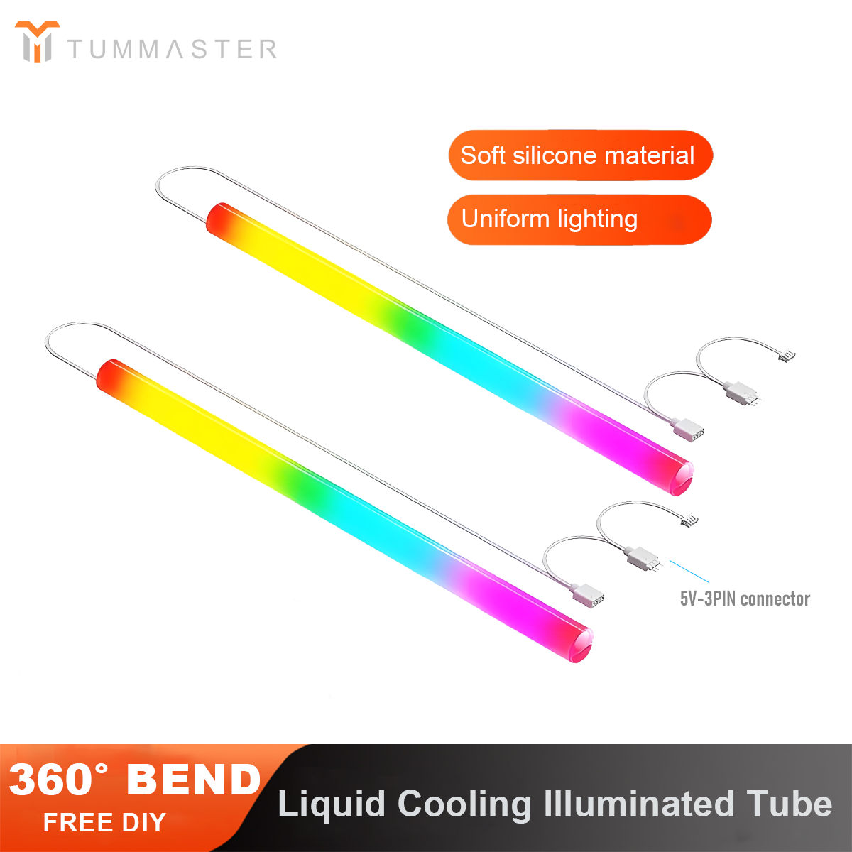 Pc Water Cooling - TUMMASTER ARGB Water Cooling Sleeve 5V3
