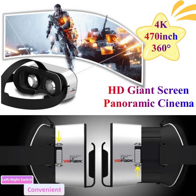 V5 4K Virtual Reality VR Glass - Vr Headset Pc review and price